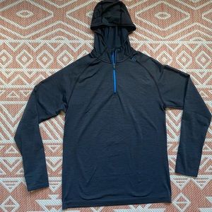 Men’s Lululemon Hooded Long Sleeve Metal Vent Zip Pullover - Small